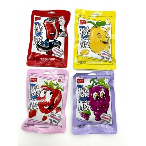 Жевательная конфета DUFUJI BURST SOUR ассорти вкусов 22гр 1/20 (Китай)