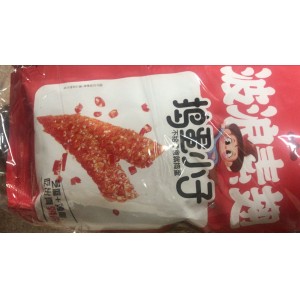 Снеки Соевая закуска Мальчик в шляпе вкус говядины острый (красн уп) 128гр 1/10/6у (Китай)