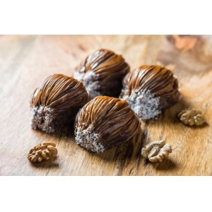 Баклава РАКУШКА ШОКОЛАДНАЯ с фисташками и сливками ПРЕМИУМ ВВВ059 (уп 1,9кг)