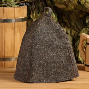 Шапка банная Классическая темная МИКС 3536419