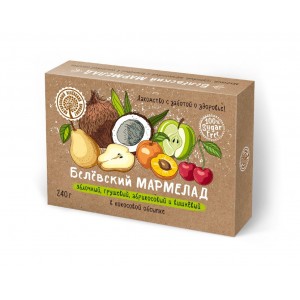 Мармелад белевский на фруктозе 240г