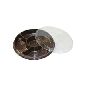 Емкость 5-секц. Д+К коричневое дно Пакград ТР-260