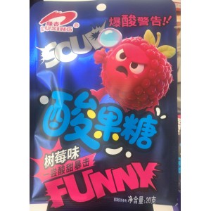 Леденцы LUXING FUNNY со вкусом Малины 22гр (Китай) 1/20шт