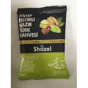 Кофе растворимый SHAZEL ANTEP FISTIKLI HAZIR с ароматом фисташки 100гр 1/16 (Турция)
