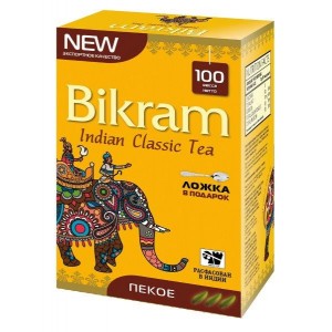 Чай черный Bikram Пекое 250гр+ложка