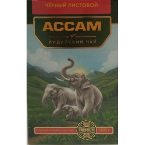 Чай черный крупнолистовой Ассам индийский 100гр (Казахстан)