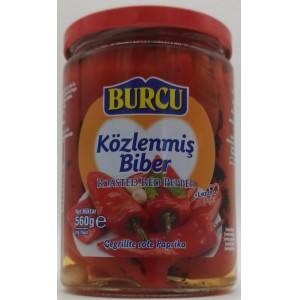 Печеные перцы на гриле KOZLENMIS BIBER 500гр (стекло) Турция