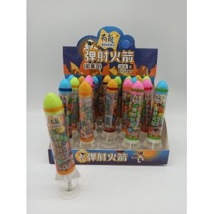 Драже в ракете на присоске 9гр (Китай)