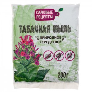 Защита от вредителей Пыль табачная 3л (1кг) (Садовые рецепты)