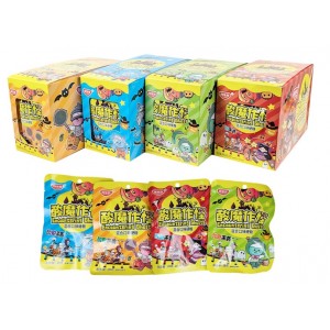 Кислые леденцы LILEWANG Встреча с призраками тутти-фрутти 20гр 1/20 (Китай)