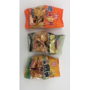Чипсы LISHITANGCHAO НЭЧЖА вкус говядины В АССОРТИМЕНТЕ (изумруд,желт,оранж.уп) (Китай)