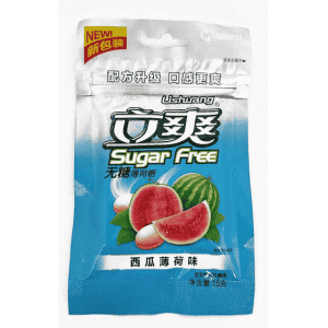 Конфеты Sugar Free Арбуз-Мята 15гр