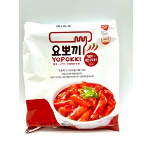 Рисовые клецки (топокки) б/п с острым пряным соусом Hot & Spicy Topokki 120г