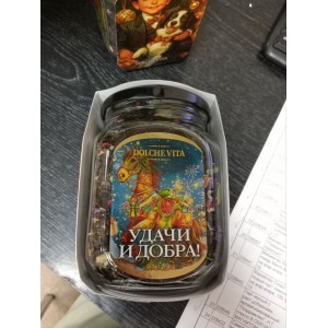 Чай черный банка Dolche Vita Удачи и добра125гр