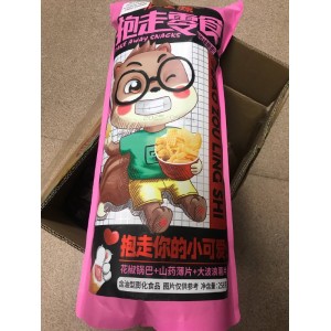 Чипсы BAO ZOU LING SHi Ассорти вкусов 258гр (Китай)