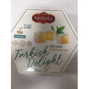 Лукум (кубики) HACIBABA SADE LOKUM классический без добавок 200гр (Турция)
