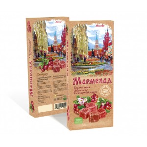 Мармелад Брусничный в сахарной пудре, 200г (Сладарт)