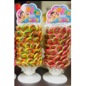 Карамель лед.фигур.цв.на палочке Лолик 15гр (Китай)